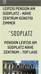 Mobile Screenshot of pensionamsuedplatz.de